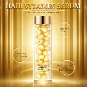 Hair Oil Capsules, Portable Individual Packaging, Essential For Business Trips And Travel, A Great Daily Hair Care Product, Suitable For Elegant (Option: 1PC)